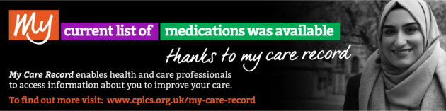 My Care Records banner